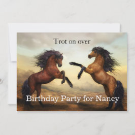 paar wilde paarden kaart