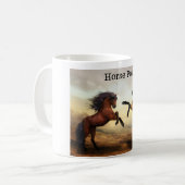paar wilde paarden koffiemok (Voorkant links)