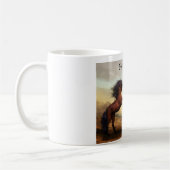 paar wilde paarden koffiemok (Links)