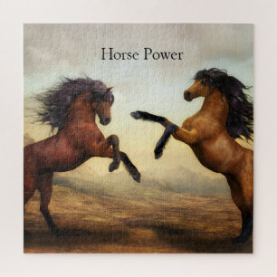 paar wilde paarden legpuzzel