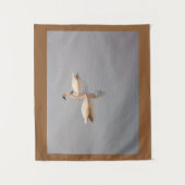 Paar witte zwanen tapijt wandkleed (Voorkant)