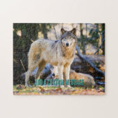 Paar Wolven Legpuzzel (Horizontaal)