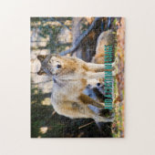 Paar Wolven Legpuzzel (Verticaal)