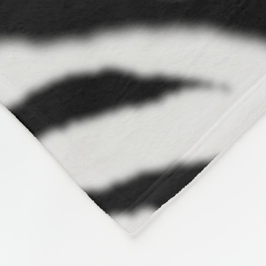 Paar Zebra fleece deken (Hoek)