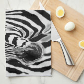 Paar Zebra keukenhanddoek (Quarter Fold)