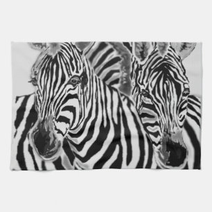 Paar Zebra keukenhanddoek