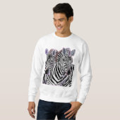 Paar Zebra Sweatshirt (Voorkant volledig)