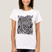 Paar Zebra T-shirt (Voorkant)