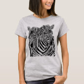 Paar Zebra T-shirt (Voorkant)