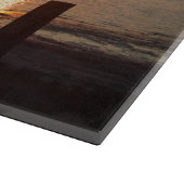 Paar zittend op Florida strand snijplank (Hoek)