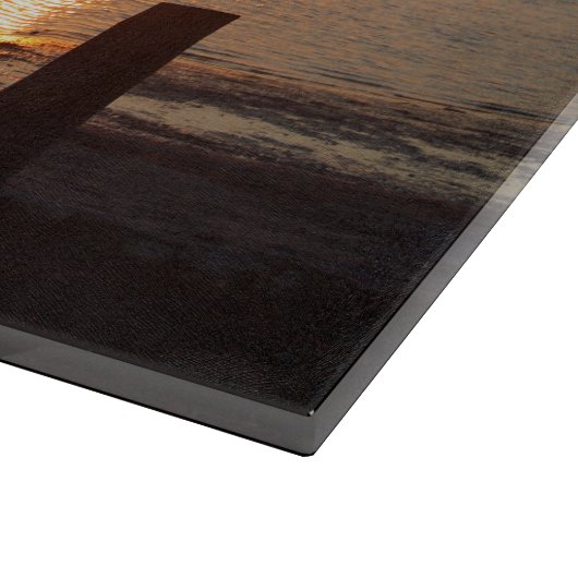 Paar zittend op Florida strand snijplank (Hoek)