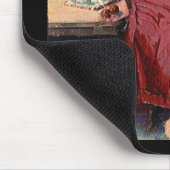 paar zogende Valentijnse Muismat (Hoek)