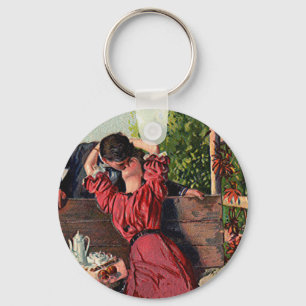  paar zogende Valentijnse  Sleutelhanger