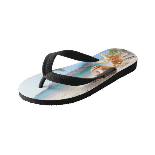 Paar zomerflipflops kinder teenslippers (Schuin)