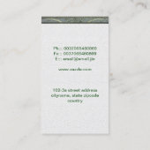 paar zwanen visitekaartje (Achterkant)