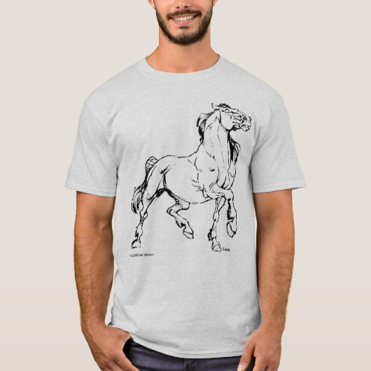 paard2 t-shirt (Voorkant)