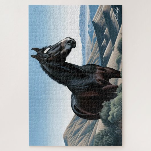 Paard 1000 stuk puzzel legpuzzel (Verticaal)