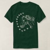 paard 1 t-shirt (Design voorkant)