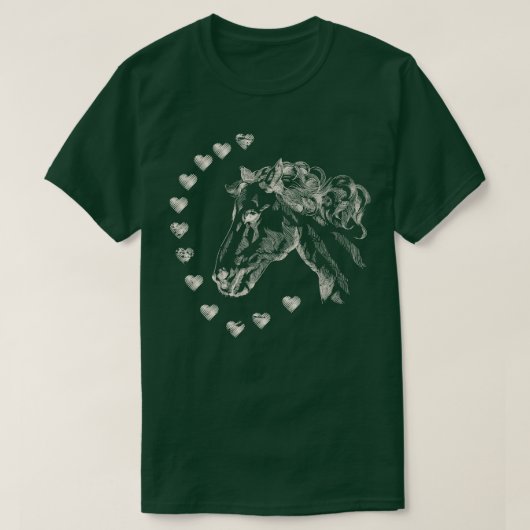  paard 1 t-shirt (Design voorkant)