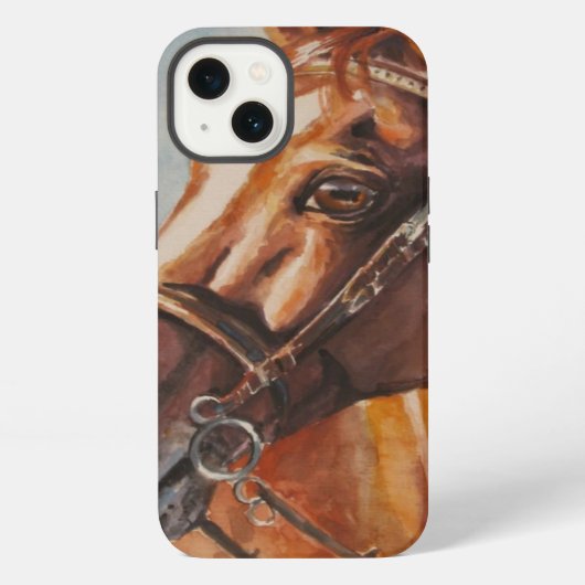 Paard 2 iPhone hoesje (Achterkant)