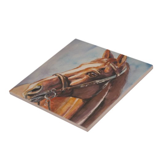 Paard 2 tegeltje (Zijkant)