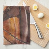 Paard 2 theedoek (Quarter Fold)