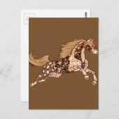 Paard 3 briefkaart (Voorkant / Achterkant)