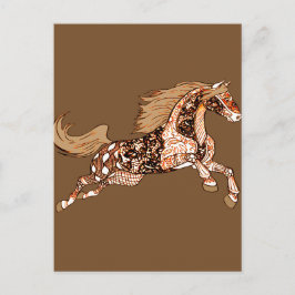 Paard 3 briefkaart