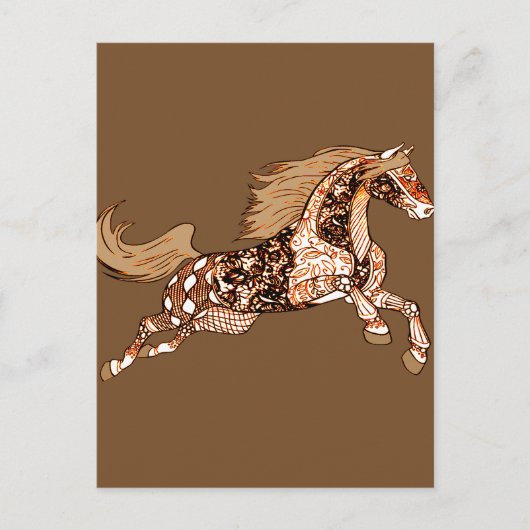 Paard 3 briefkaart (Voorkant)