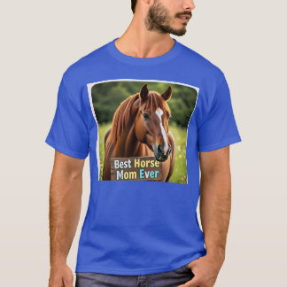 Paard 6 beste paard moeder ooit cadeau t-shirt
