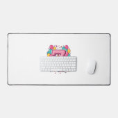 Paard 7e verjaardagsfeestje Cute Pony Vectorontwer Bureaumat (Keyboard & Muis)