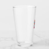 Paard 7e verjaardagsfeestje Schattig Pony Vectoron Glas (Rechts)