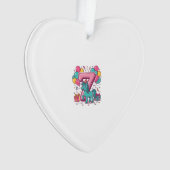 Paard 7e verjaardagsfeestje Schattig Pony Vectoron Ornament (voorkant)
