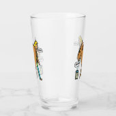 Paard aan water glas (Rechts)