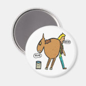 Paard aan water magneet (Voorkant / Achterkant)