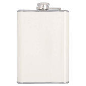 Paard Aangepaste Naam Equestrian Stijl Elegant Heupfles (Achterkant)