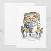 Paard achter de wagen kaart (Voorkant / Achterkant)