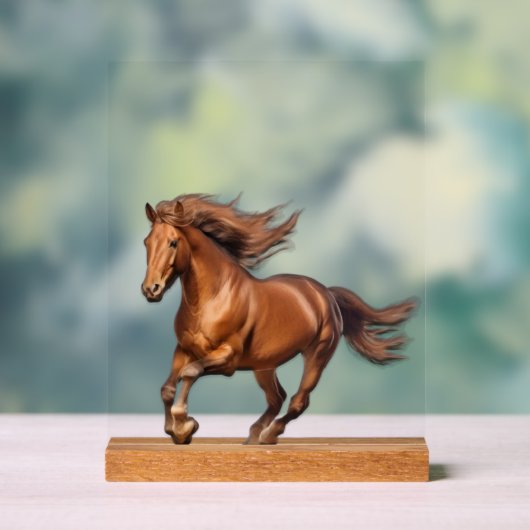Paard Acryl Bord (Neutraal)