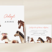 Paard Adoptie Inschrijfkaart