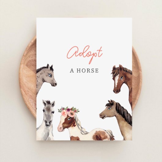 Paard Adoptie Station Bord
