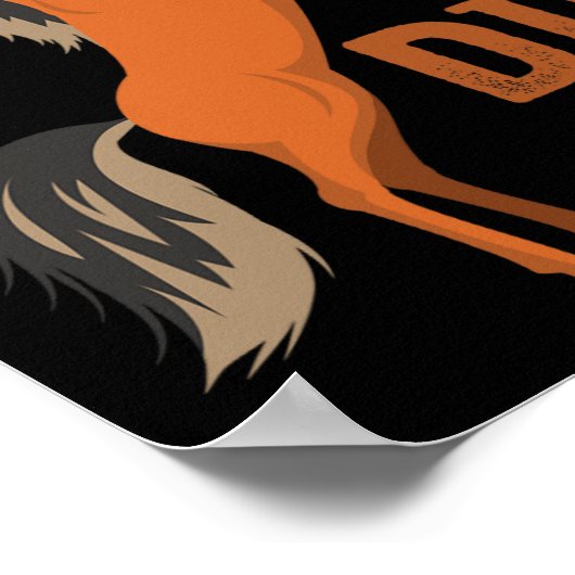 Paard Afstuderen Ik deed het Poster (Hoek)