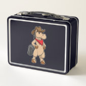 Paard als Cowboy (Achterkant)