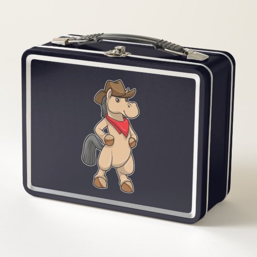 Paard als Cowboy (Voorkant)