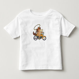 Paard als Cowboy met Lasso & Motorfiets Kinder Shirts