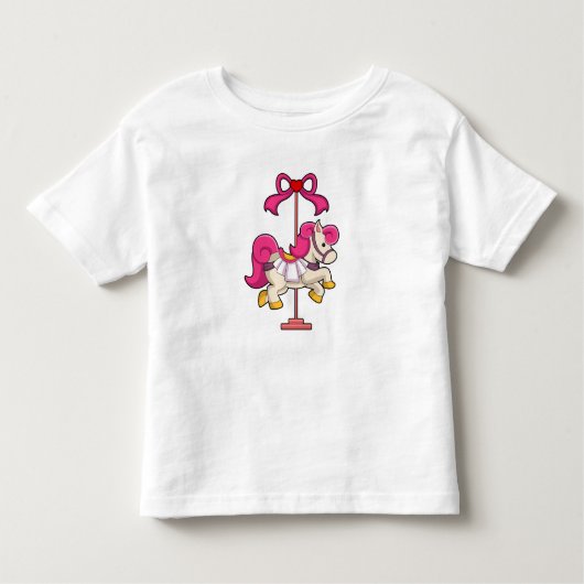 Paard als draaimolpaard.PNG Kinder Shirts (Voorkant)