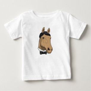 Paard als heer met vlinderdas