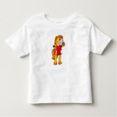 Paard als Renner Kinder Shirts (Voorkant)