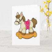 Paard als Schommelpaard.PNG Kaart (Gele Bloem)