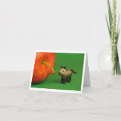 Paard Apple Notecard Feestdagen Kaart (Voorkant)