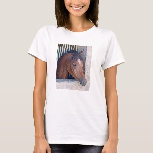 Paard Arabisch Beauty T-shirt (Voorkant)